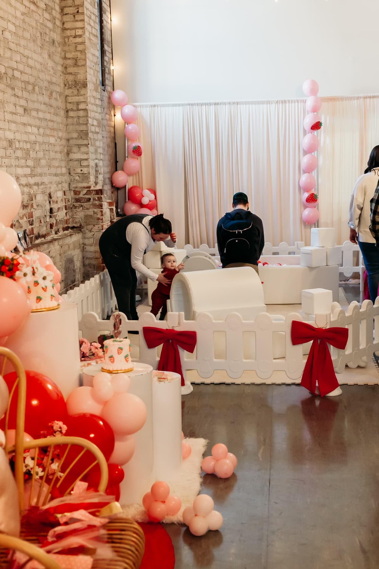 Soft play area set up for toddlers inside the Host Wenatchee event space